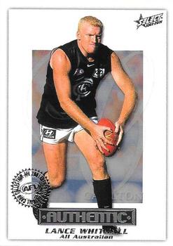 2001 Select AFL Authentic #22 Lance Whitnall Front